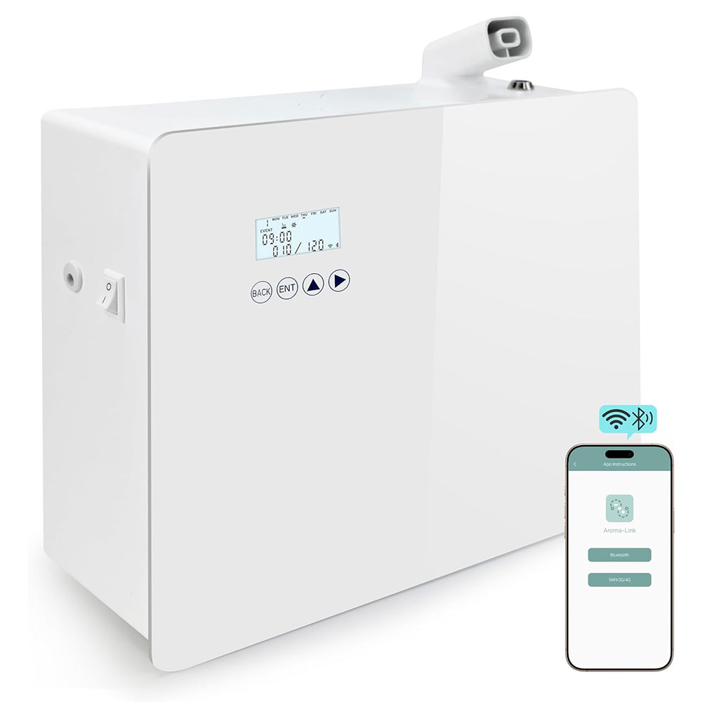 Smart Home Fragrance Diffuser - เครื่องกระจายกลิ่นอัจฉริยะขนาด 1000 มล. สำหรับบ้าน เครื่องกระจายกลิ่นน้ำมันหอมระเหยแบบไม่ใช้น้ำ พกพาสะดวก