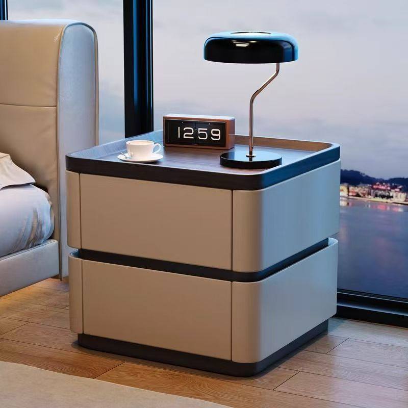 Smart Home Interior - โต๊ะข้างเตียงสไตล์นอร์ดิกอัจฉริยะ ห้องนอน บ้าน โต๊ะข้างเตียงสำหรับเด็ก ดีไซน์ Mesa