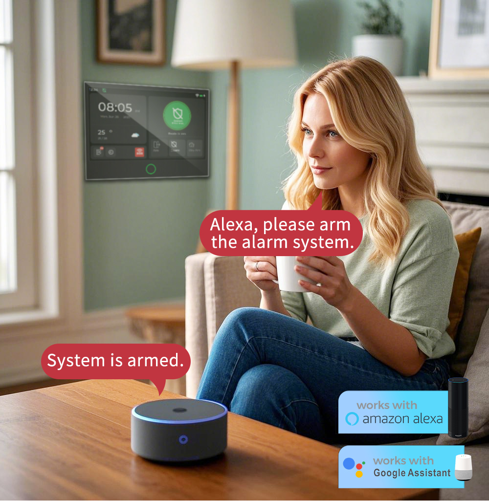 Smart Home Remote - ชุดระบบเตือนภัยบ้านอัจฉริยะ 2026new 2025 รุ่น G74 ป้องกันภัย