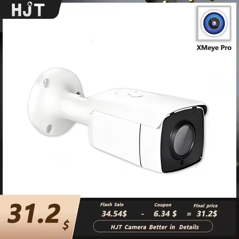 Smart Home Microsoft - HJT,5MP,PoE,IP Security,3.6MM,การตรวจจับอัจฉริยะ,กลางแจ้ง,การเฝ้าระวัง,XMeye,PoE,NVR,Home