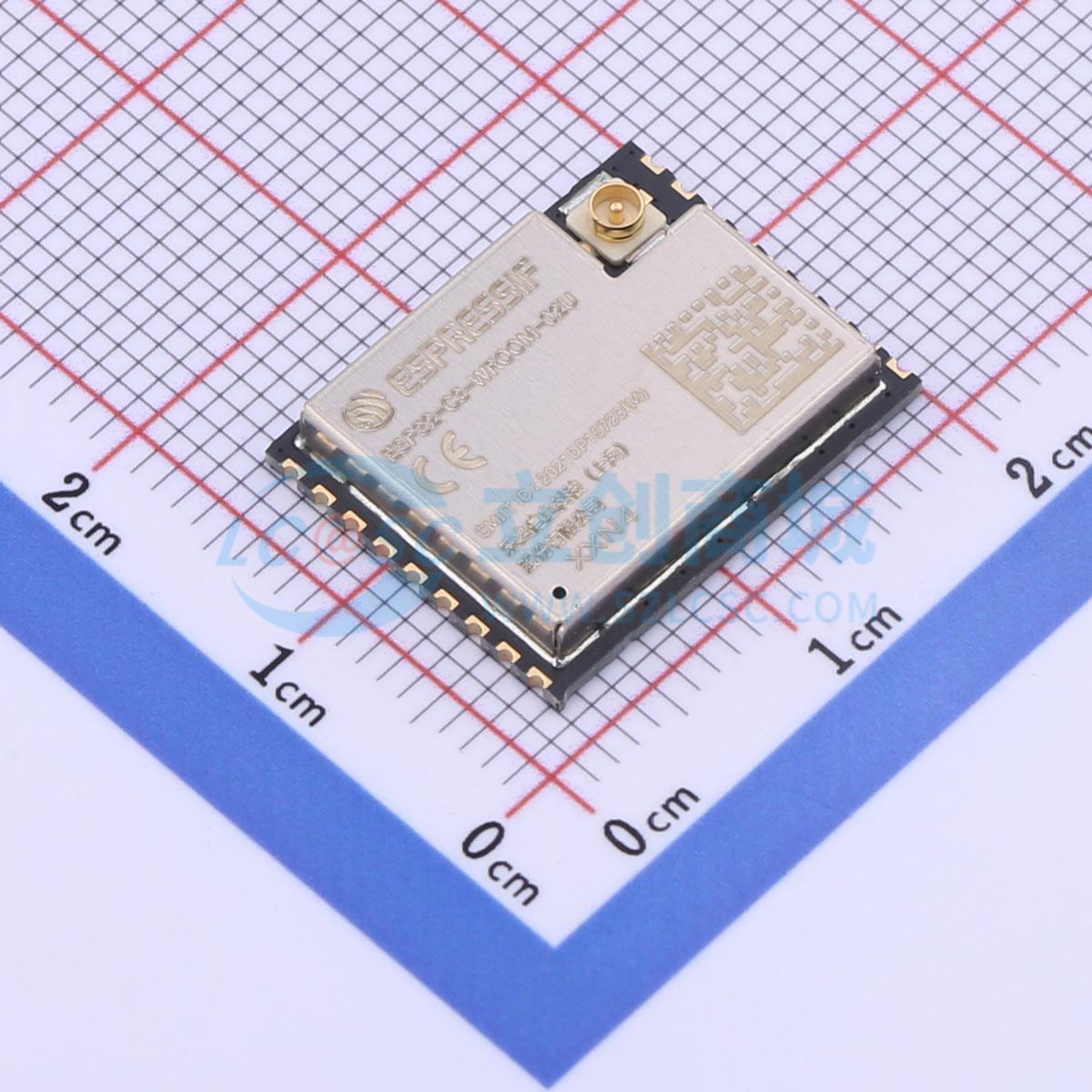 Smart Home Iot - 5 ชิ้น ESP32-C3-WROOM-02U-N4 SMD-19P ESP32-C3 Bluetooth5.0