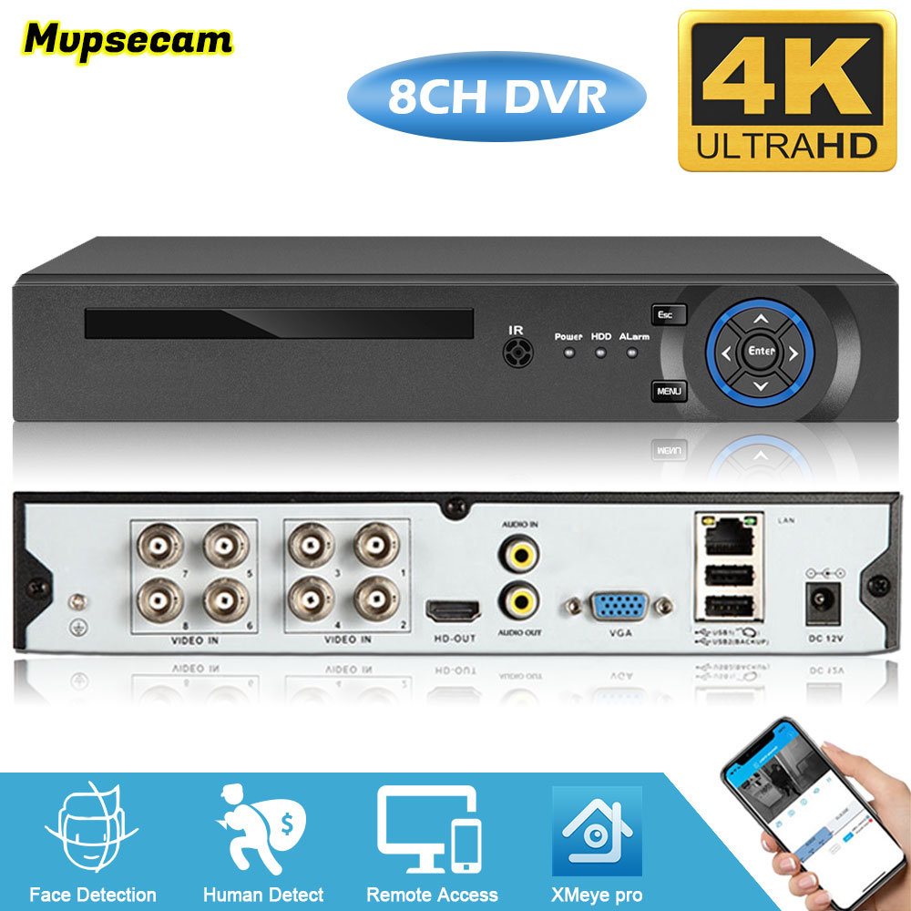 Smart Home Microsoft - Xmeye 4K 8MP กล้องวงจรปิด DVR Smart