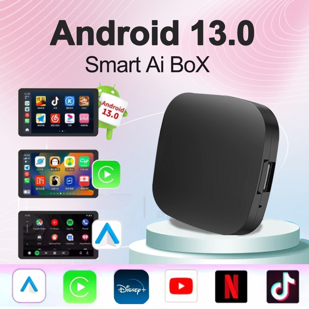 Smart Home Orvibo - Android 13 Carplay AIกล่องไร้สายAndroid Autoสมาร์ททีวีกล่องสําหรับYoutube Netflix