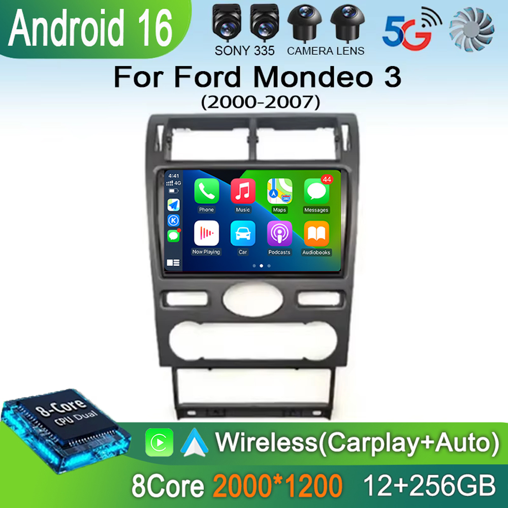 Smart Home Orvibo - วิทยุติดรถยนต์ Android 16 สำหรับ Ford Mondeo