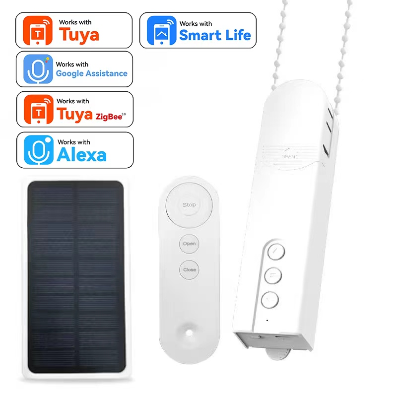Smart Home Elements - ม่านม้วนอัจฉริยะแบบมอเตอร์สำหรับ Zigbee ระบบไฟฟ้าอัตโนมัติ ควบคุมด้วยหุ่นยนต์ รองรับแอป Tuya,