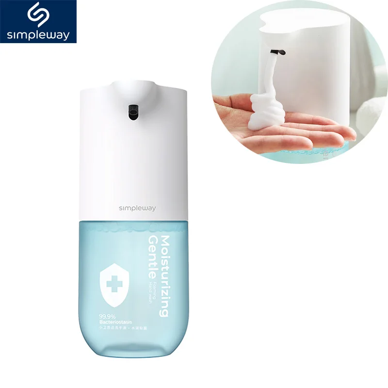 Smart Home Elements - Simpleway เครื่องจ่ายสบู่อัตโนมัติอัจฉริยะ, เครื่องล้างมืออัจฉริยะเครื่องจ่ายโฟมเซ็นเซอร์อินฟราเรด0.25วินาทีมีความแม่นยำสูงสำหรับบ้าน Xiaomi