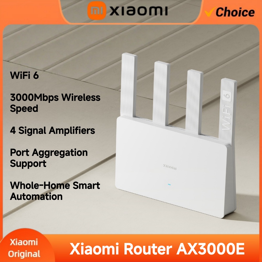 Smart Home Zestaw - เราเตอร์ Xiaomi AX3000E WiFi 6 ความเร็ว