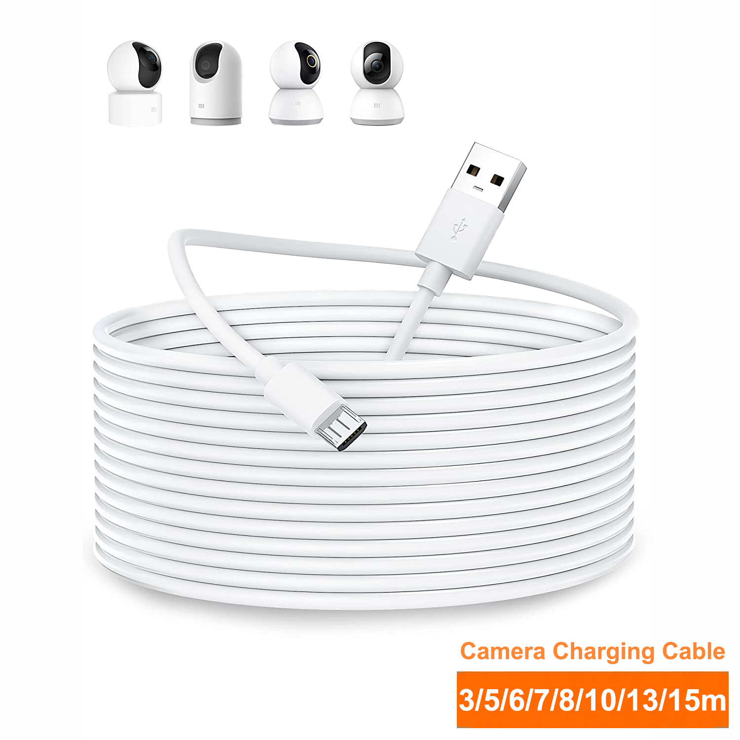 Smart Home Xiaomi Devices - สายต่อ Micro USB ยาว3 ~ 13ม.