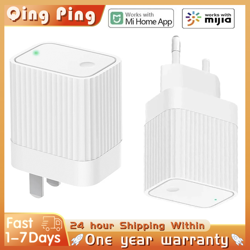 Smart Home Zestaw - Qingping บลูทูธเกตเวย์ Qingping ฮับ WiFi ระยะไกลดูข้อมูลย่อยอุปกรณ์เชื่อมต่ออัจฉริยะอุปกรณ์บ้านสำหรับ
