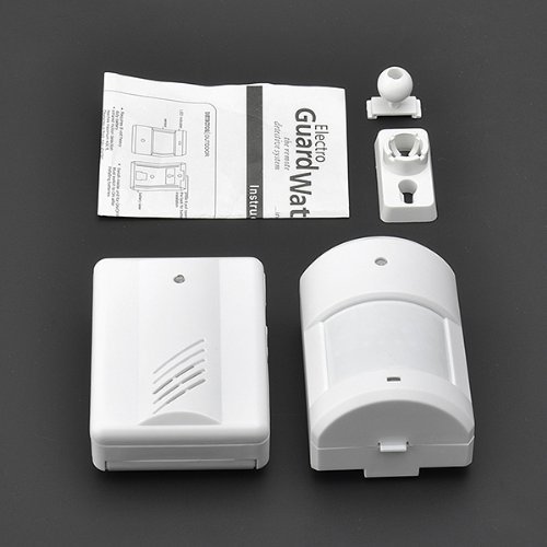 Wireless Door Sensor - กระดิ่งเตือนภัยไร้สายพร้อมเซ็นเซอร์ตรวจจับความเคลื่อนไหว PIR สำหรับร้านค้า บริษัท ระบบรักษาความปลอดภัย