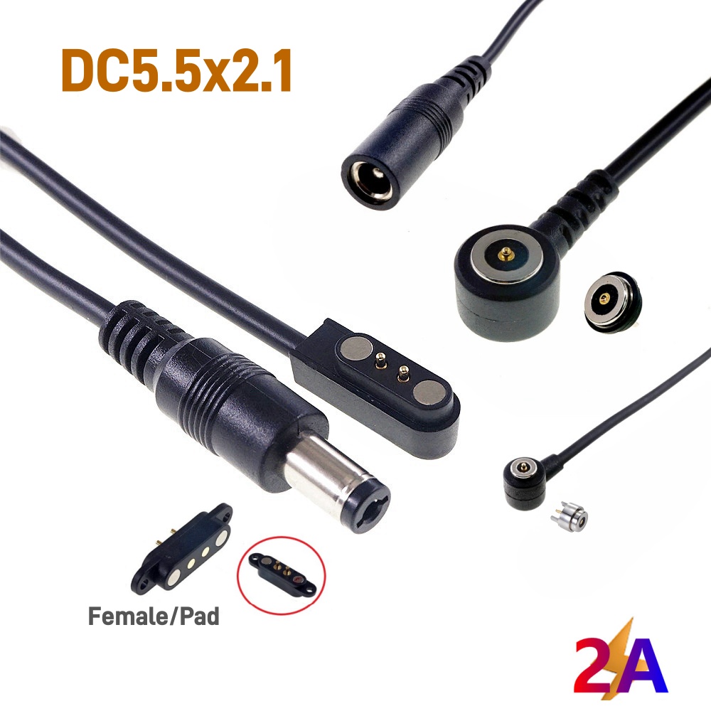 Smart Power Strip - อะแดปเตอร์ปลั๊กไฟ DC แม่เหล็ก ขนาด 5.5 มม.