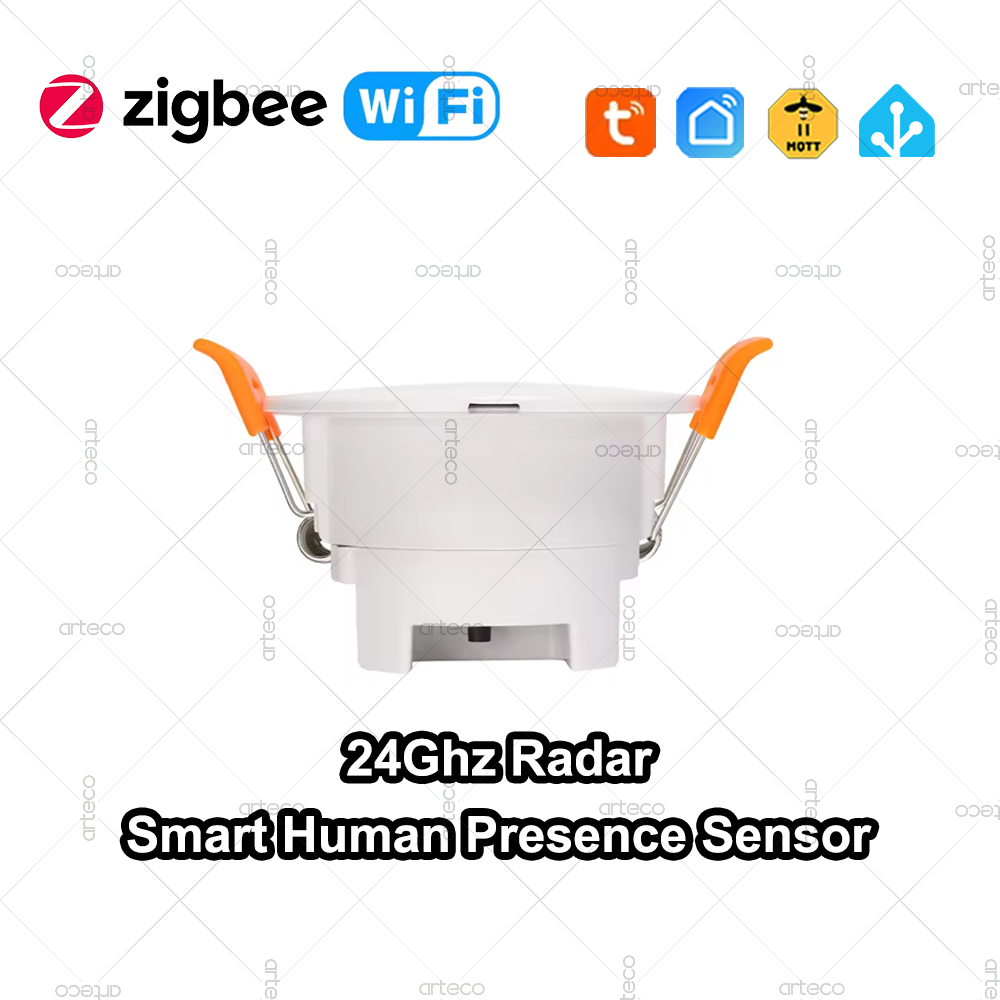 Zigbee Motion Sensor - เซ็นเซอร์ตรวจจับการเคลื่อนไหว Tuya WiFi ZigBee 24G MmWave