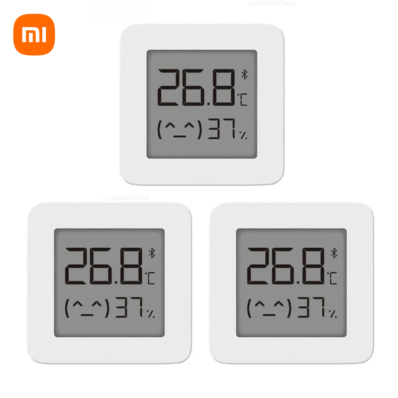 Smart Home Zestaw - เครื่องวัดอุณหภูมิและความชื้นอัจฉริยะ Xiaomi MIJIA 2 แบบไร้สาย Bluetooth