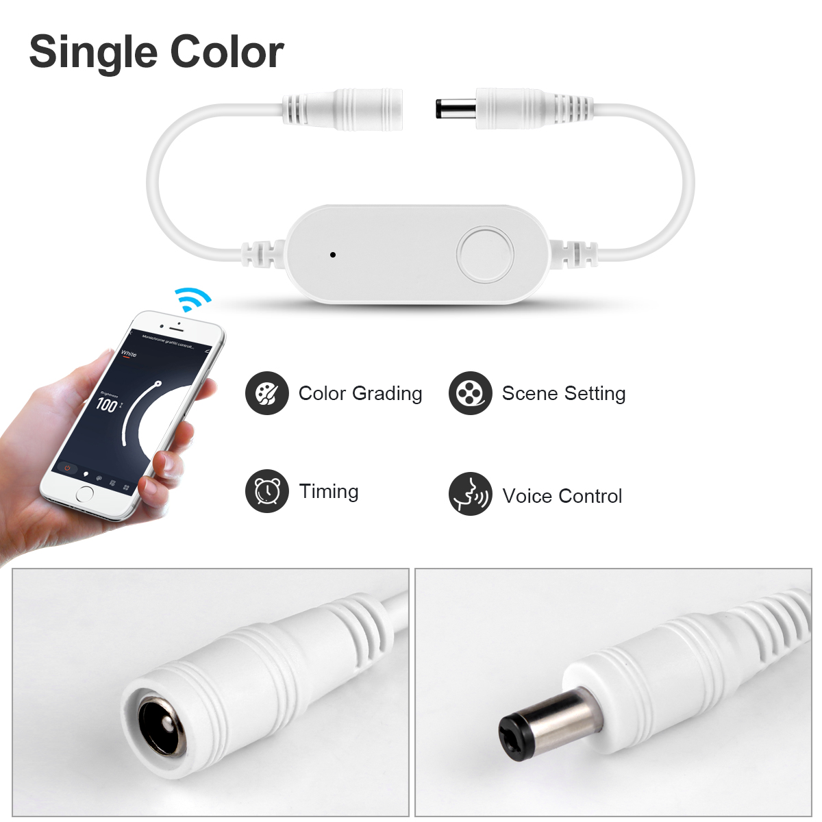 ตัวควบคุมแถบไฟ LED RGB ตัวควบค - Smart Power Strip บทวิจารณ์และราคา