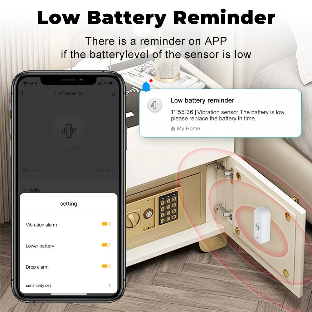 สมาร์ทเซ็นเซอร์การสั่นสะเทือน  - Zigbee Motion Sensor บทวิจารณ์และราคา