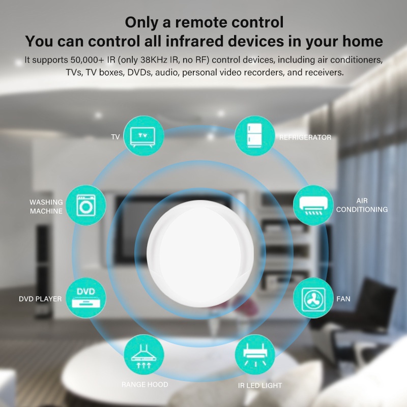 Tuya สมาร์ท WiFi IR รีโมท Univ - Smart Home Orvibo บทวิจารณ์และราคา