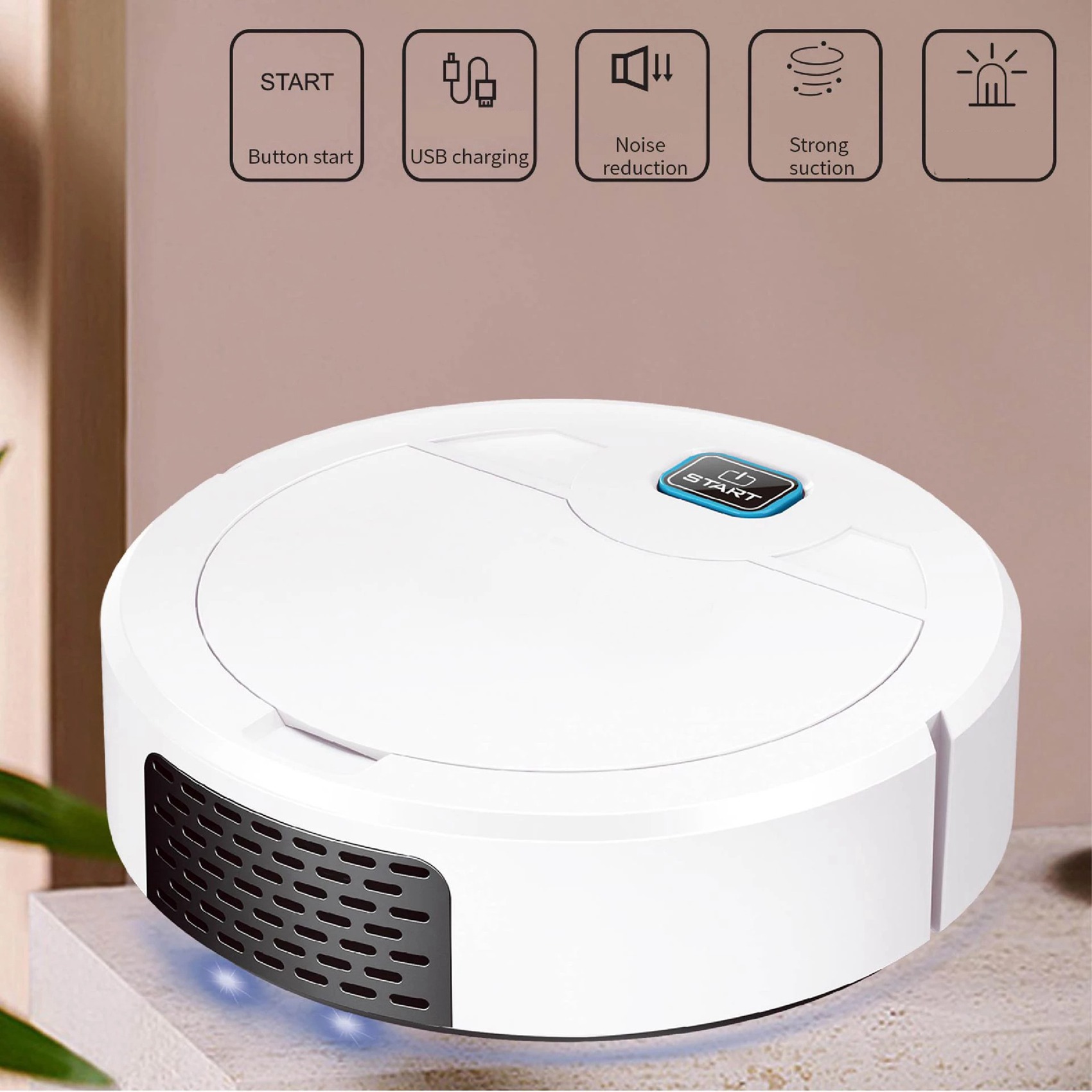 A60P หุ่นยนต์กวาดอัจฉริยะ เครื - Vacuum Cleaner Smart Home บทวิจารณ์และราคา
