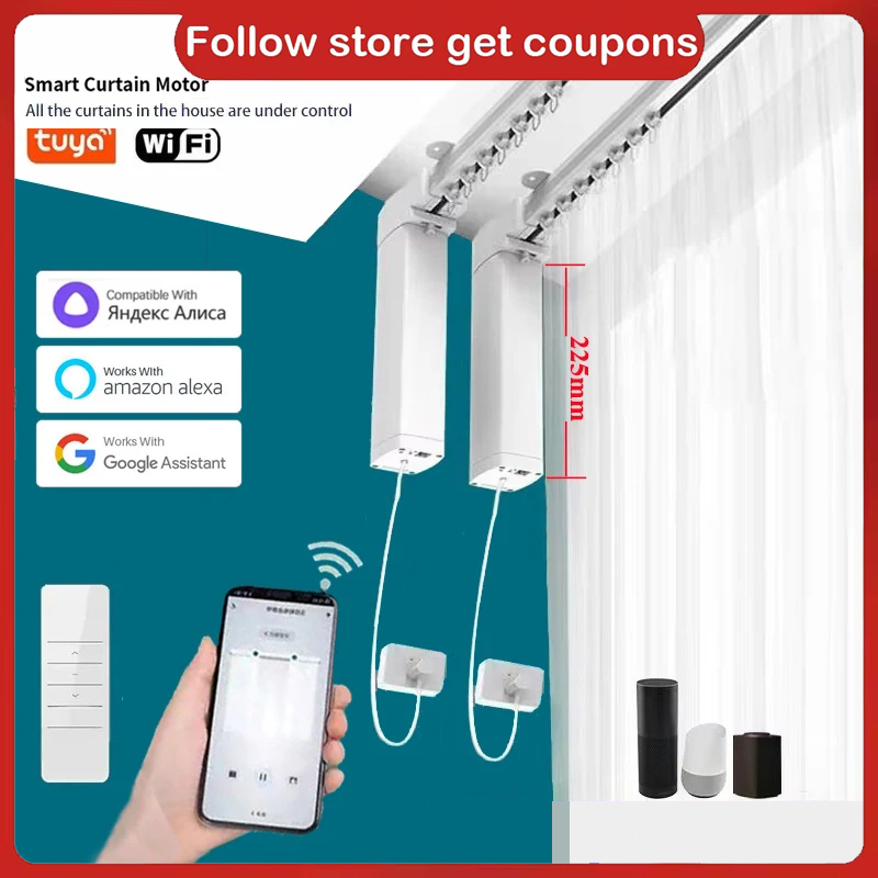 มอเตอร์ม่านอัจฉริยะ Tuya WiFi  - Smart Home Mod บทวิจารณ์และราคา