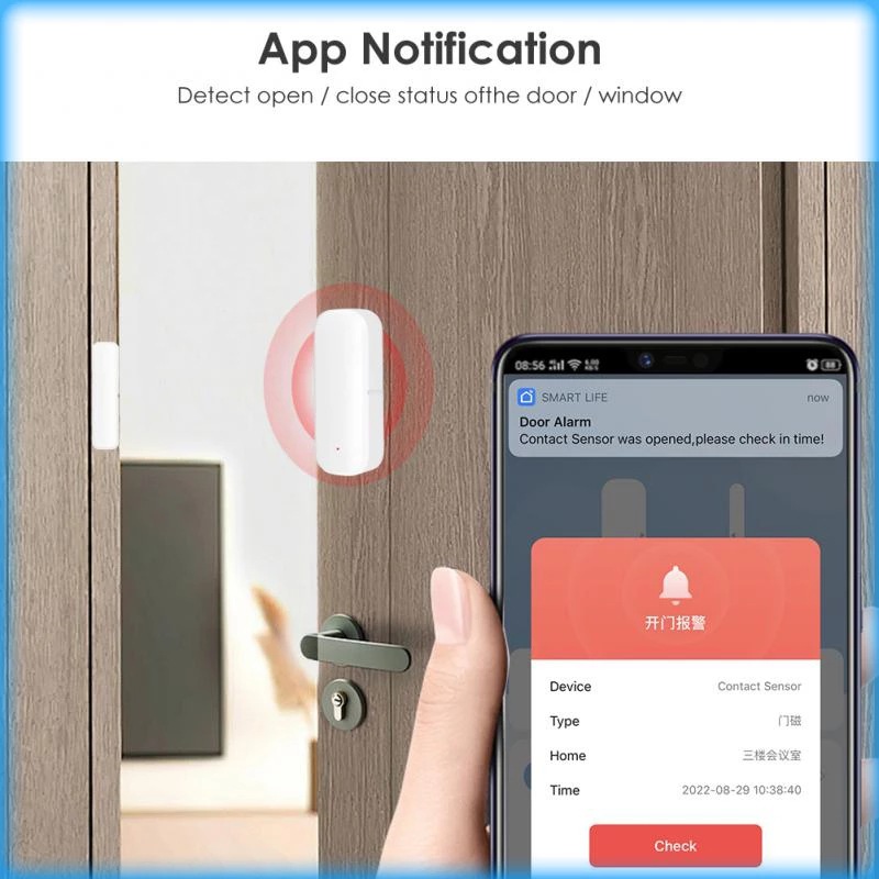 เซ็นเซอร์ประตูและหน้าต่างอัจฉร - Wireless Door Sensor บทวิจารณ์และราคา