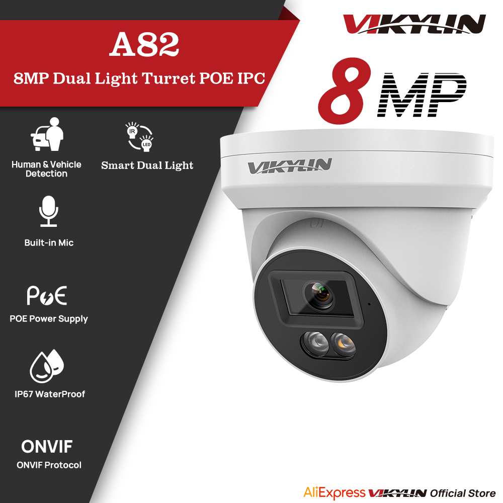 VIKYLIN 8MP กล้องรักษาความปลอด - Smart Home Microsoft บทวิจารณ์และราคา