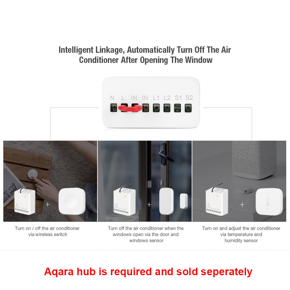 โมดูลควบคุมอัจฉริยะ Aqara แบบส - Smart Home Zestaw บทวิจารณ์และราคา