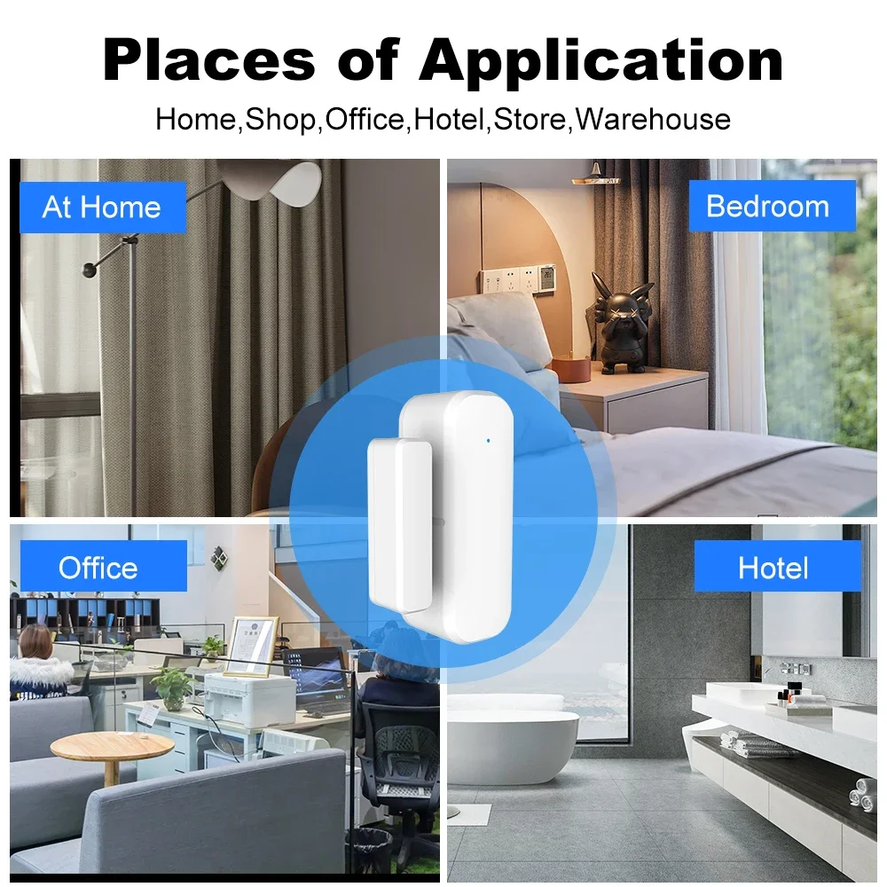 เซ็นเซอร์ประตูหน้าต่างไร้สาย Z - Wireless Door Sensor บทวิจารณ์และราคา
