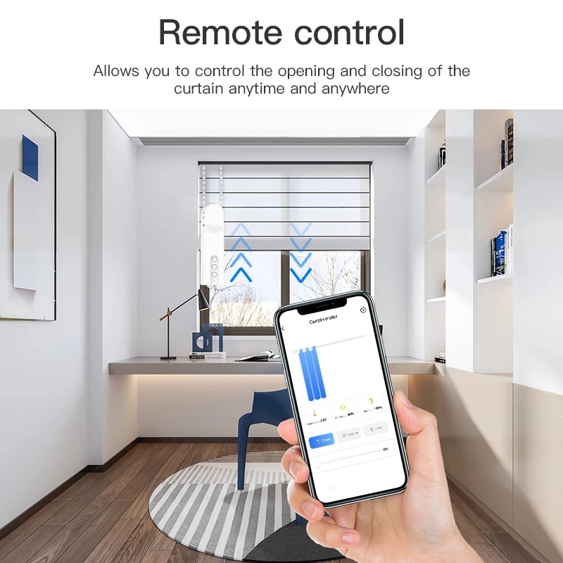 ม่านม้วนอัจฉริยะแบบมอเตอร์สำหร - Smart Home Elements บทวิจารณ์และราคา