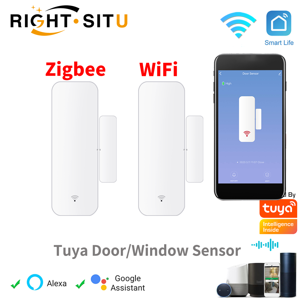 ทูยา ไวไฟ ซิกบีเซ็นเซอร์ประตูห - Smart Home Remote บทวิจารณ์และราคา