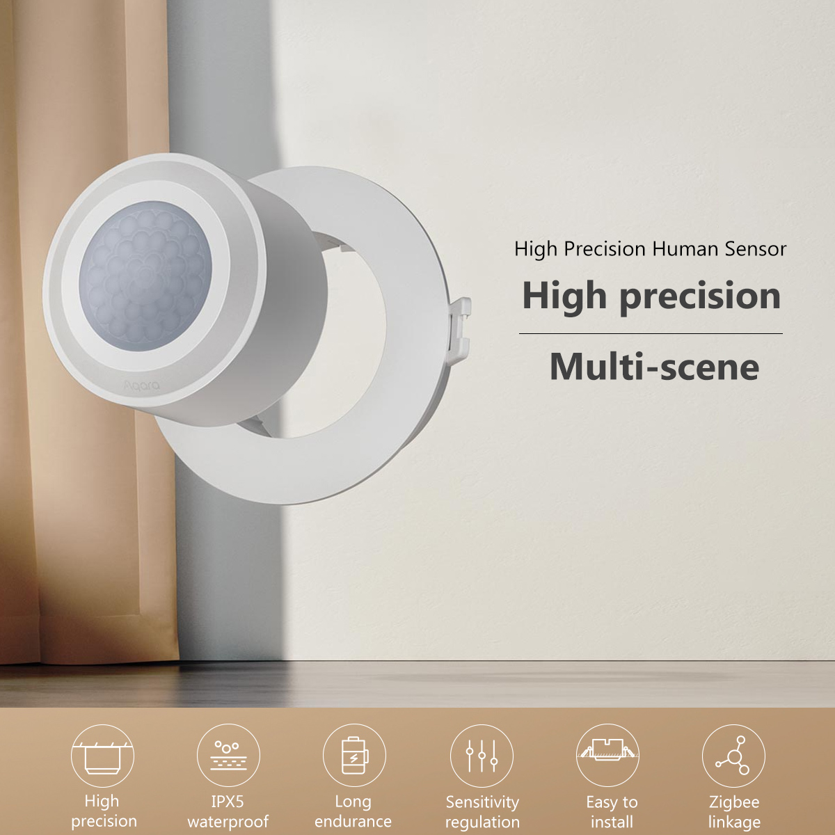 เซ็นเซอร์ตรวจจับการเคลื่อนไหว  - Zigbee Motion Sensor บทวิจารณ์และราคา