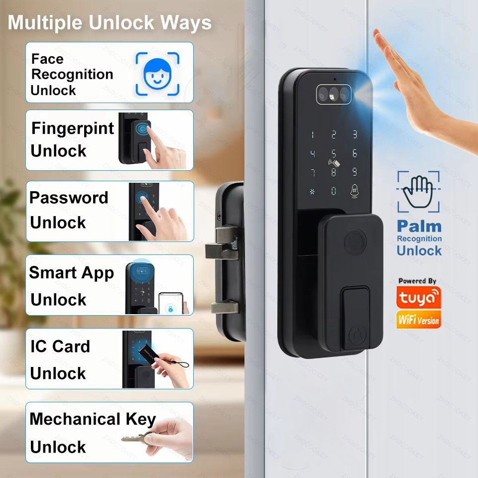 สมาร์ทล็อคประตู Tuya WiFi APP  - Smart Home Battery Camera บทวิจารณ์และราคา