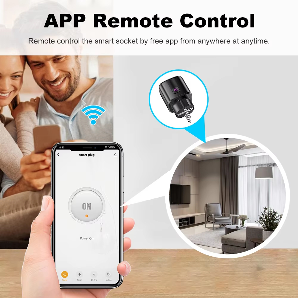 ปลั๊กอัจฉริยะ Wifi 20A AC100-2 - Smart Home Elements บทวิจารณ์และราคา