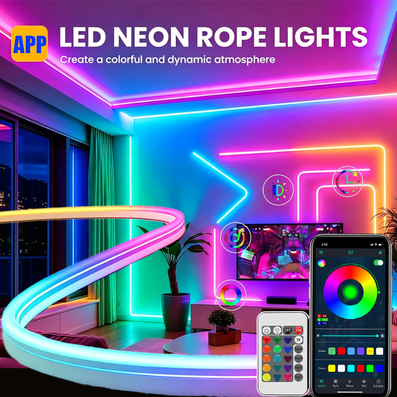 ไฟ LED แถบนีออน RGB แบบสมาร์ท  - Smart Power Strip บทวิจารณ์และราคา