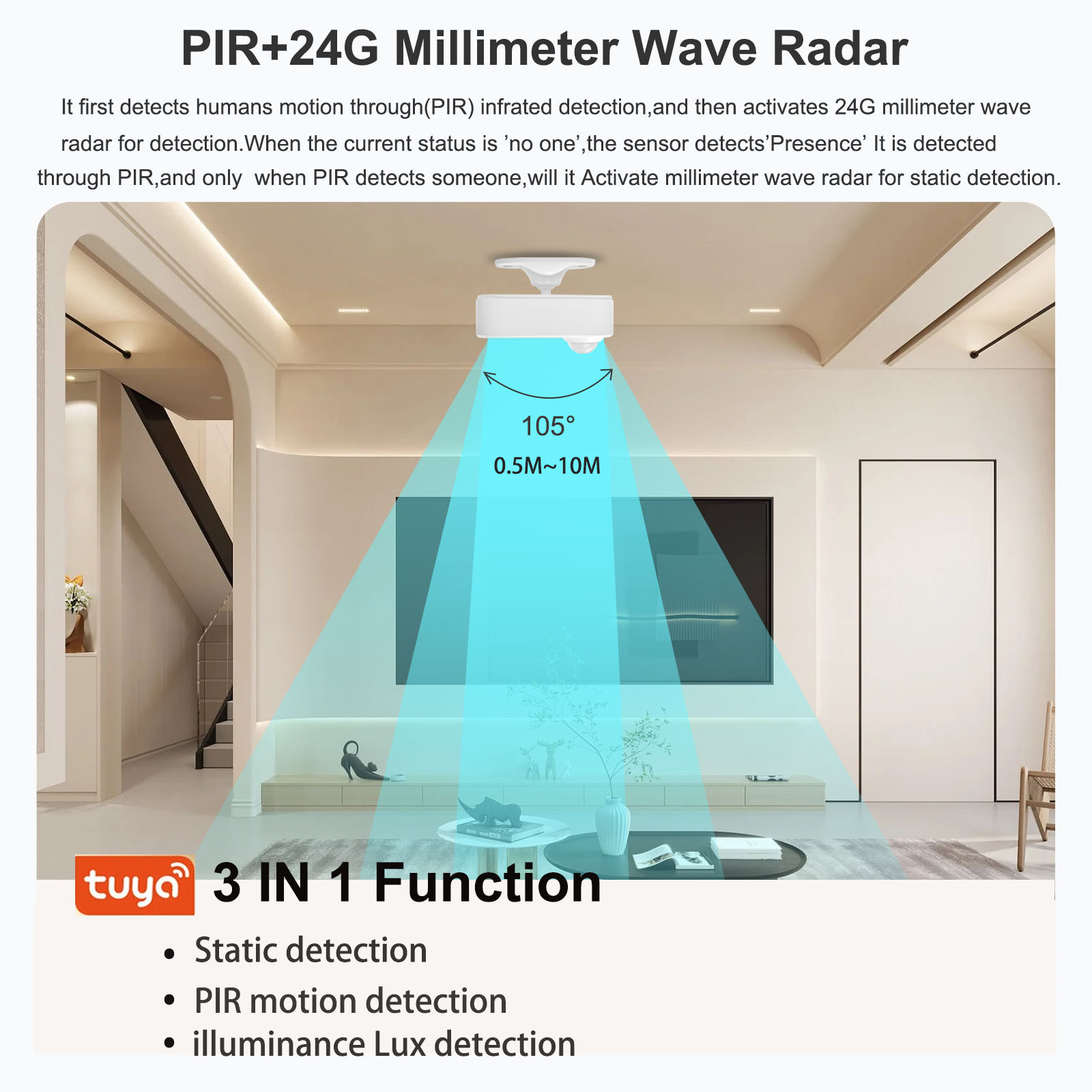 เซ็นเซอร์ตรวจจับการเคลื่อนไหวข - Zigbee Motion Sensor บทวิจารณ์และราคา
