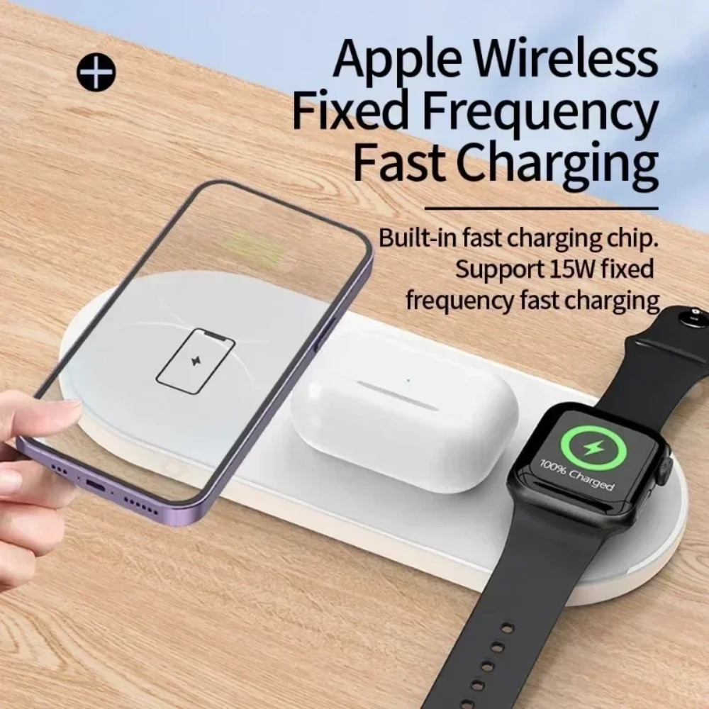 แท่นชาร์จไร้สาย 3-in-1 แท่นชาร - Smart Home Iot บทวิจารณ์และราคา