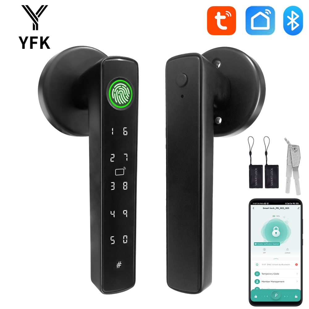 YFK Tuya 5-in-1 Smart Door Han - Smart Home Interior บทวิจารณ์และราคา