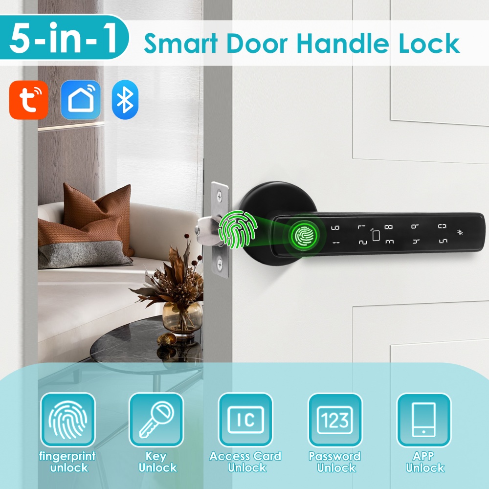 YFK Tuya 5-in-1 Smart Door Han - Smart Home Interior บทวิจารณ์และราคา