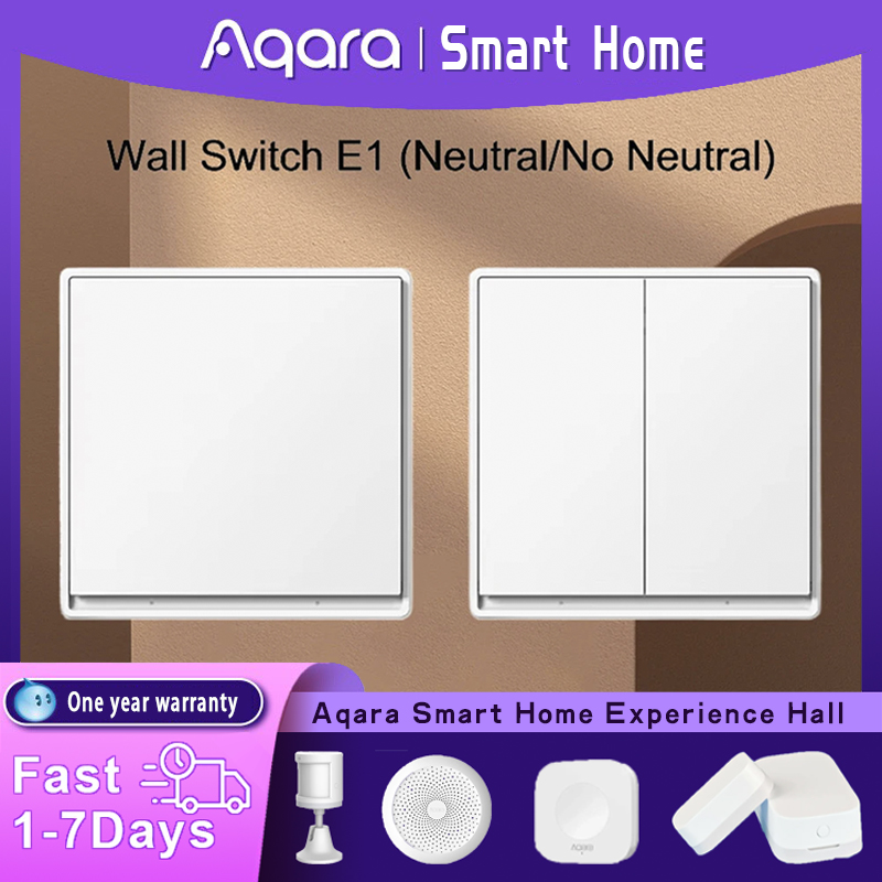 Original Aqaraสวิทช์ผนังE1 รุ่ - Smart Home Zestaw บทวิจารณ์และราคา