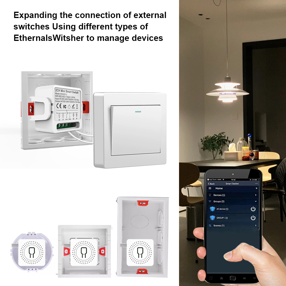 สวิตช์อัจฉริยะ Tuya แบบ 2 ทาง  - Smart Home Remote บทวิจารณ์และราคา