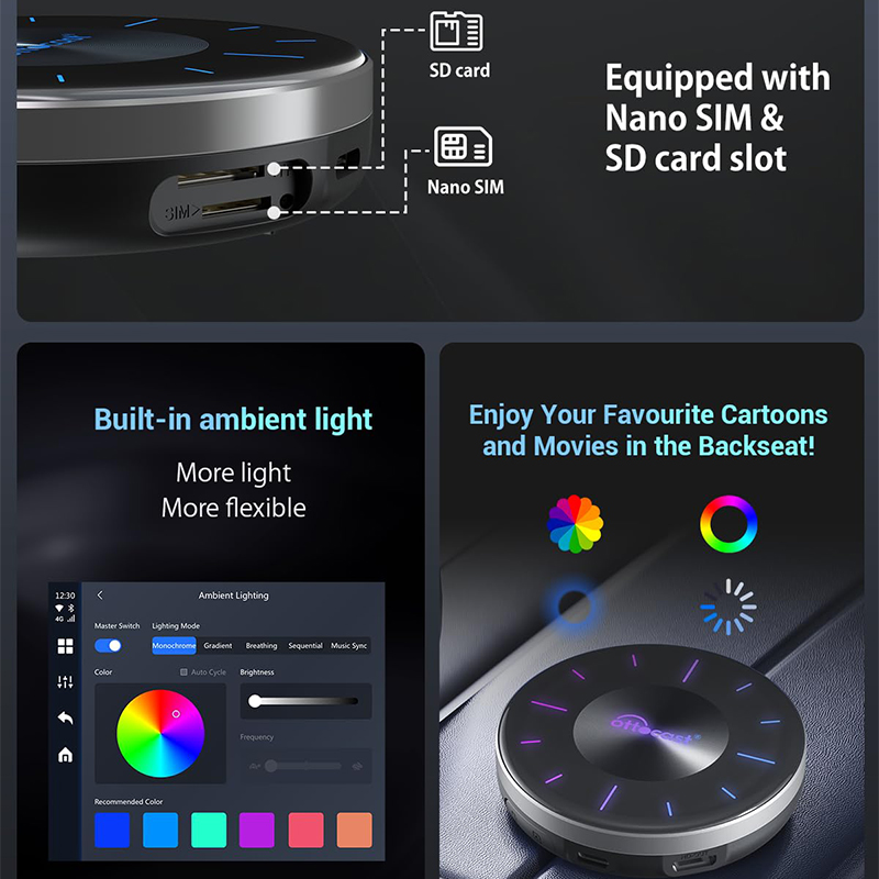 OTTOCAST P3 CarPlay AIกล่องWir - Smart Home Orvibo บทวิจารณ์และราคา