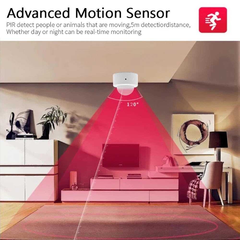 ZigBee MINI PIR เซ็นเซอร์ตรวจจ - Zigbee Motion Sensor บทวิจารณ์และราคา